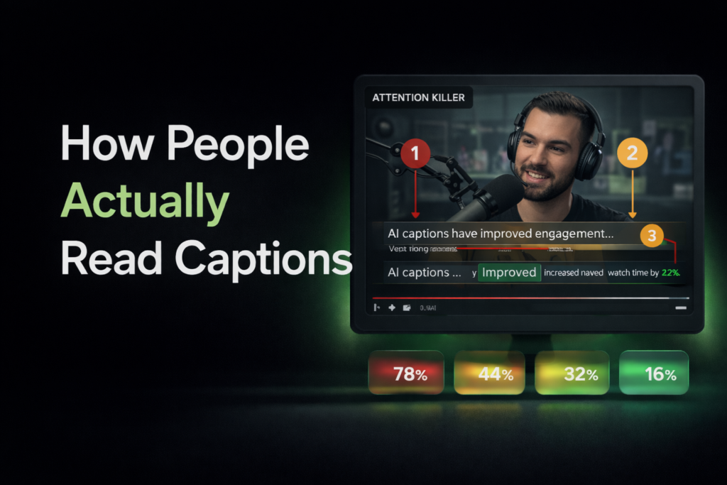 Why Most Video Captions Don't Increase Views